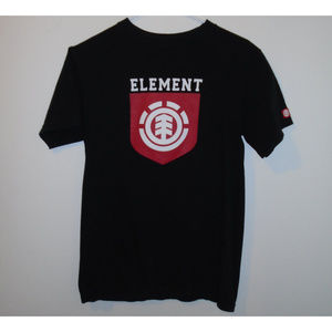 Element Men's Small Logo Graphic Tee Shirt